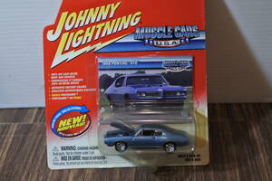 1/64 Johnny Lightning muscle The Cars USA 1968 Pontiac GTO blue unused unopened goods 