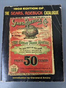 1969年 ビンテージ SEARS シアーズ カタログ本(1902年) USA製 本 ガイドブック 歴史 資料 表紙付き インテリア　アドバタイジング　