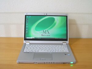 ◆CF-MX5AFBVS ◆Core i5/6300U SSD128GB 4GB 12.5W FullHD マルチ 無線 Win10Pro 12390H AC無