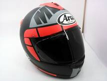 【送料無料】Arai アライ VECTOR-X ベクターX MAVERICK GP Lサイズ スモークシールド付き 元箱付き マーベリック・ビニャーレス_画像6