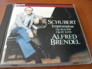【特価 CD】ブレンデル シューベルト / 即興曲 作品 90 & 142 (全曲) (Philips 1971/1974)　　　