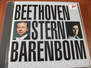 【CD】スターン 、バレンボイム / ニューヨークpo ベートーヴェン / ヴァイオリン協奏曲 、ロマンス 第1番・第2番 (Columbia 1975/1980) 