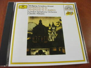 【CD】アバド / ロンドンso モーツァルト / 交響曲 第40番 、第41番 (DGG 1979)