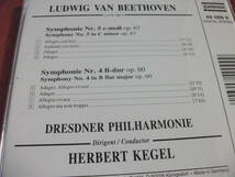 【CD】ケーゲル / ドレスデンpo ベートーヴェン / 交響曲 第5番 「運命」、第4番 (1983/1982)_画像2