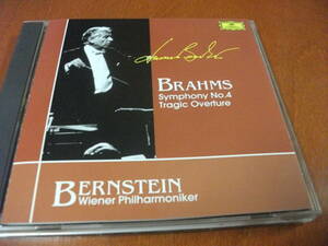 【CD】バーンスタイン / ウィーンpo ブラームス / 交響曲 第4番 、「悲劇的序曲」 (DGG 1981 ライブ)