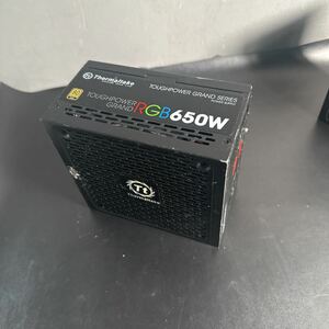 「G_223」Tt Thermaltake RGB650W TPG-650AH3FSGR TPG-0650F-R 対応のプラグインケーブル無し　本体のみ