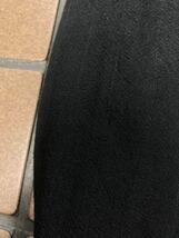 【新品】夏物 ソフトジャケット シングル2ッ釦ジャケット シャリシャリ スケスケ サイズ Large 日本製 背抜き ブラック ストライプ柄_画像3