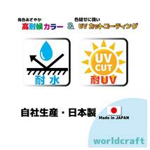 w2■Z旗ステッカー Sサイズ 【2枚セット】■国際信号旗 日本 靖国神社 耐水シール 船舶 愛国 車 バイク_画像5