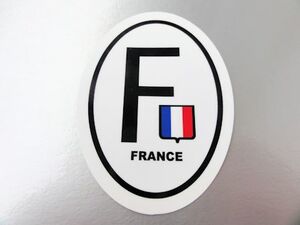 Z0D1 length -mg* vehicle ID/ France national flag [ magnet specification ]size:S * country identification F Europe * Kangoo Lutecia original magnet EU