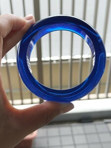  голубой натуральный янтарь браслет браслет 56mm