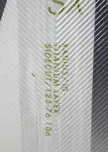 salomon（サロモン）S/MAX W SX 140cm　Radius/10 Titanium Layer　Sideout/123-76-106　スタック（LEKI SAPHIR/全長109cm）　7Y3589_画像6