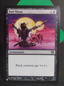 即決　英語版　不吉の月　Bad Moon　黒　MTG　マジック：ザ・ギャザリング　レア　まとめて取引歓迎です