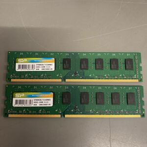 SP SiliconPower DDR3-1600 CL11 8GB デスクトップ用メモリ 8GB×2枚セット 計16GB