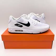 【即納】プロ愛用 27.0cm 90Gホワイト NIKE AIRMAX 90G WHITE 2021 ナイキエアマックス スパイクレス ゴルフシューズ　CU9978-101_画像10