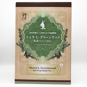 【中古】開封 FREEing フリーイング 異世界魔王と召喚少女の奴隷魔術 B-STYLE 1/4 シェラ・L・グリーンウッド 生足バニーVer.