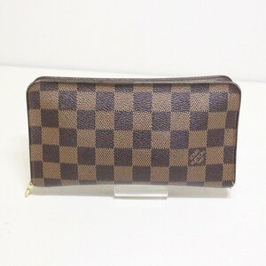 ☆【中古】 LOUIS VUITTON ルイヴィトン ポルト モネ・ジップ ダミエ N61728