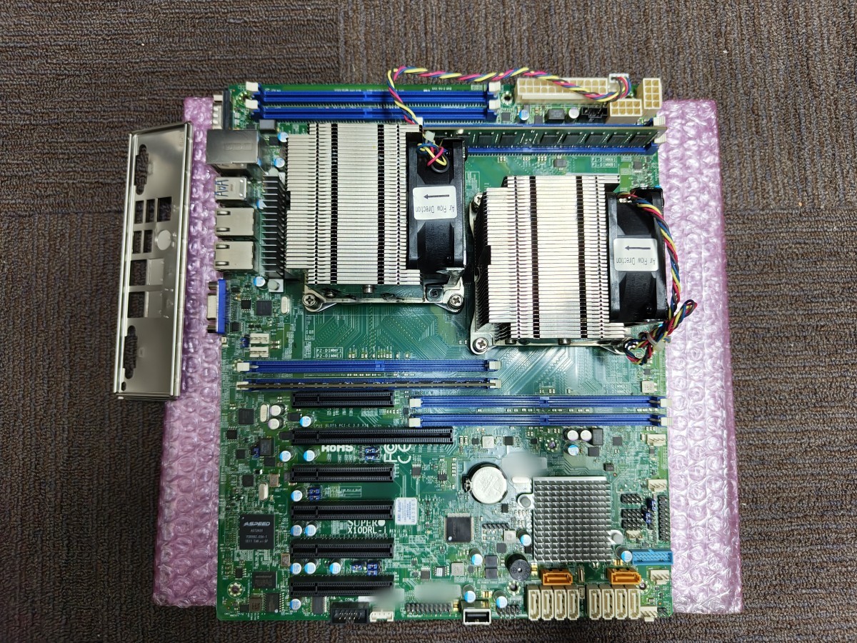 動作未確認】Supermicro H11SSL-i ＋ CPUクーラー-