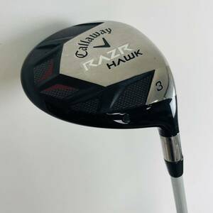 Callaway キャロウェイ RAZR HAWK 3番ウッド 15° オリジナルカーボンシャフト （X） 男性用 右利き スプーン