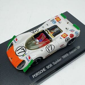 【K1】1/43 EBBRO PORSCHE 908 Spider 1969 Japan GP WHITE ポルシェ