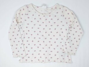 babyGAP 花柄 ワッフル 長袖シャツ 100 子供服 キッズ ZZIOOPTN