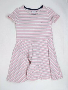 トミーヒルフィガー TOMMY HILFIGER 半袖 ワンピース 子供服 キッズ 104 ZZOTITST