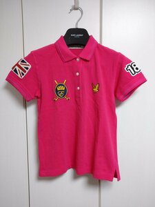 ライルアンドスコット Lyle&Scott ポロシャツ ピンク ゴルフ レディース WS LSAW-11S-EST-PL01 ZEOGIIKY