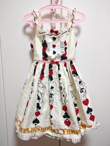 シャーリーテンプル Shirley Temple トランプ プリント ジャンパースカート 子供服 ガールズ キッズ 110 ZZOTITST