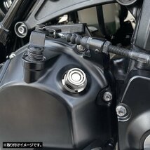 オイルフィラーキャップ M20 P2.5 汎用 ホンダ ヤマハ カワサキ等 ステンレス シルバーカラー TH0497_画像2