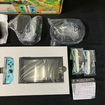 Dje525D08 未使用 Nintendo SWITCH 任天堂 スイッチ 本体　あつまれどうぶつの森 セット_画像3