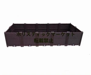 ke- leaf shop construction type garden box planter box plastic gardening potted plant inserting plant, vegetable cultivation free construction lifting block attaching Q0540