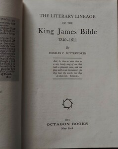 THE LITERARY LINEAGE OF THE KING JAMES BIBLE