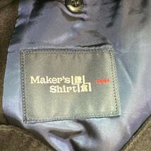 高級★ Maker's Shirts鎌倉 メーカーズシャツ鎌倉 テーラードジャケット カシミヤ100% ネイビー 鎌倉シャツ_画像7