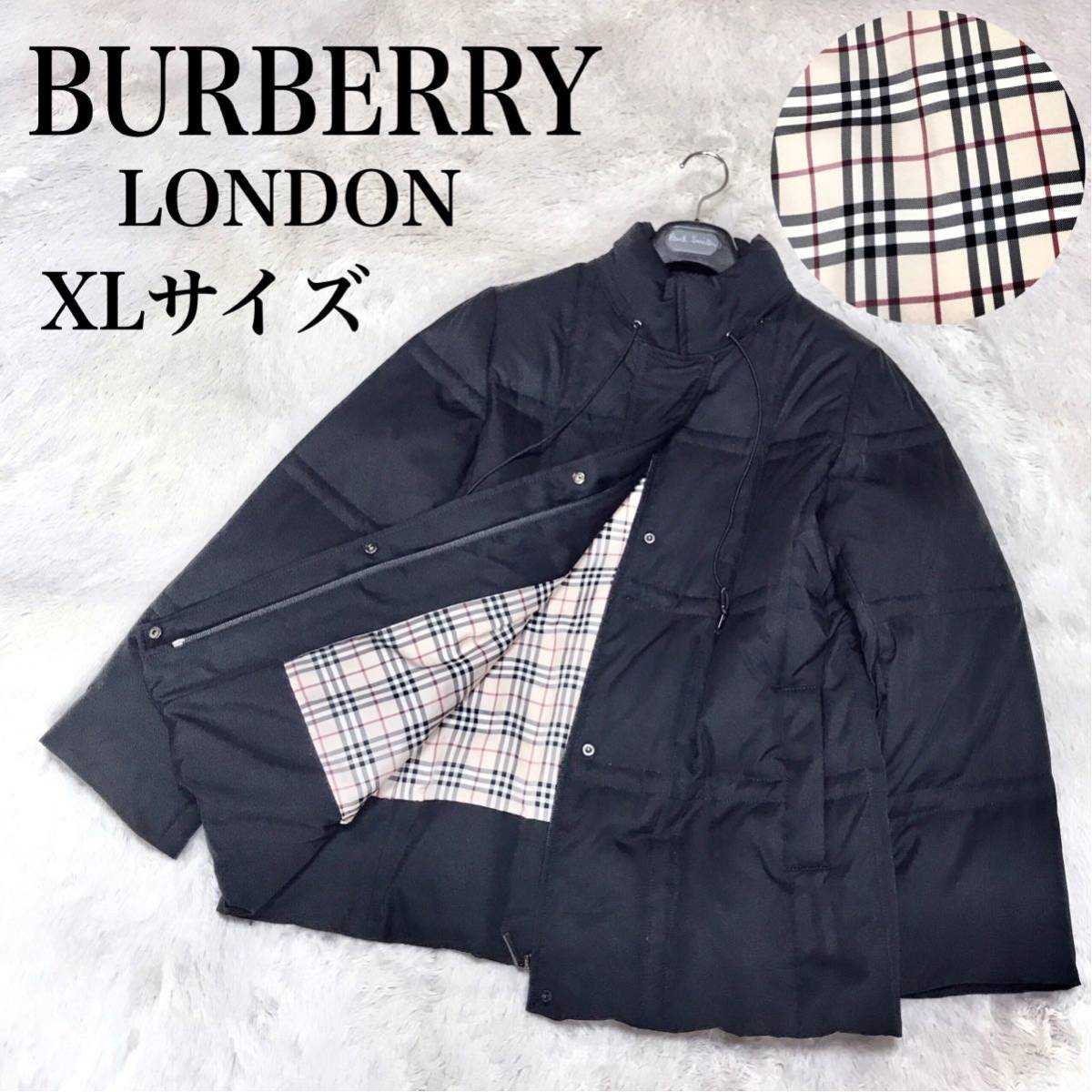 極美品 XLサイズ BURBERRY ノバチェック ダウンジャケット ブルゾン 