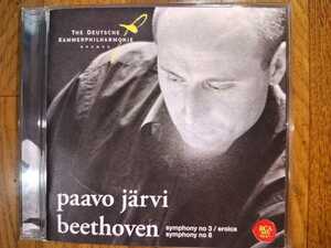 国内盤BMG SACD パーヴォ・ヤルヴィ指揮ドイツカンマ―フィル/ベートーヴェン3・8番 RCA-RED SEAL盤