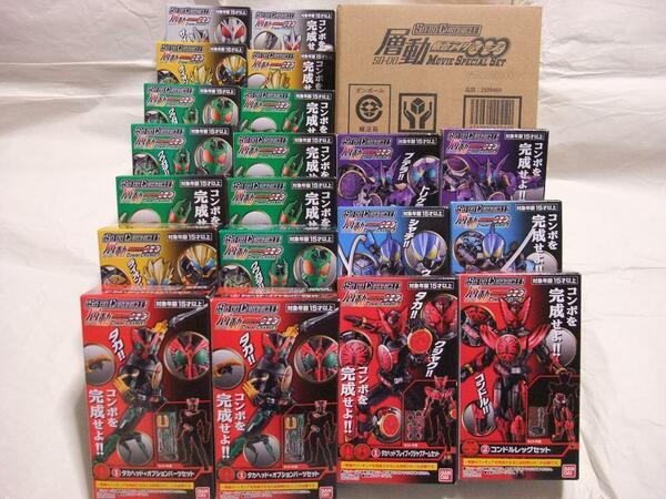 新品未開封　層動 仮面ライダーオーズ　装動　ギーツ　タイクーン ナーゴ バッファ パンクジャック シーカー グレア リバイ バイス セット