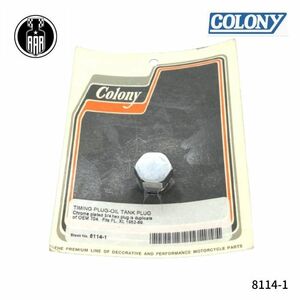 8114-1 Colony コロニー タイミングプラグ オイルタンクプラグ ハーレーダビッドソン