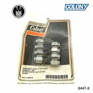 8447-8 Colony コロニー クロームメッキ リフターベース スクリューキット ハーレーダビッドソン