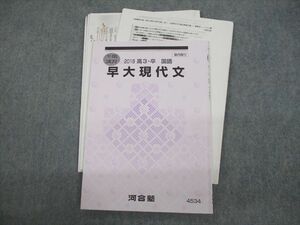 VG12-071 河合塾 早稲田大学 早大現代文 テキスト 2018 冬期 兵頭宗俊 13m0C