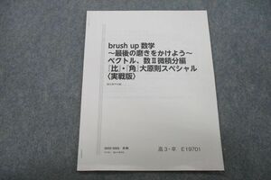 VH25-013 駿台 brush ip数学 ベクトル、数II微積分編 『比』・『角』大原則スペシャル〈実戦版〉 未使用 2022 冬期 谷周樹 02s0D