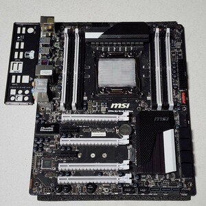MSI X99A SLI Krait Edition IOパネル付属 LGA2011-3 ATXマザーボード 最新Bios 動作確認済 PCパーツ