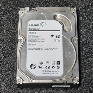 【送料無料】SEAGATE BARRACUDA ST2000DM001-9YN164 2TB 3.5インチ内蔵HDD 2012年製 フォーマット済み 正常品 PCパーツ 動作確認済