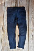 希少／レア G-STAR RAW D-STAQ 3D SLIM ジースターロウ デニム パンツ 立体 3D バイカー ブルー W29 L30 ストレッチ_画像7