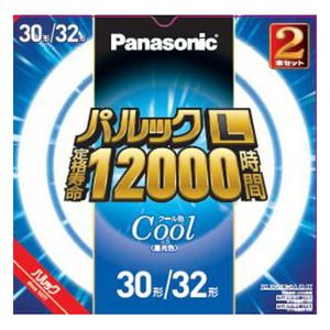 【送料込み】Panasonic FCL3032EXDLF22T パルックL 蛍光灯 丸形 30+32形 クール色 2本セット