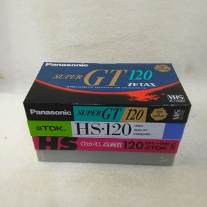 [ unused goods ] Panasonic *TDK*SONY 120 minute standard tape ×4 pcs set 