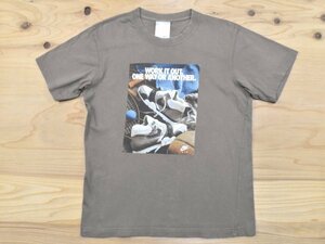 2000s古着 NIKE ナイキ エアトレーナー Tシャツ sizeS 茶色 ブラウン スニーカー カラーTシャツ フェード 2000年代 Y2K