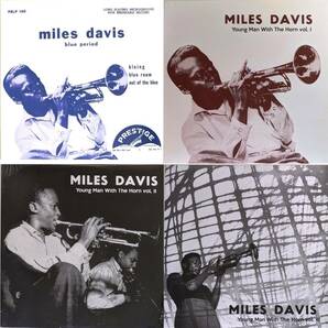 Miles Davisマイルス・デイビスBlue Period USA限定復刻10インチ,Young Man with The Horn I,II,III限定再発アナログ・レコード 四枚セット