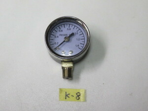 1.4Mpa　常圧 普通圧 圧力計 1/8 40φ 圧力メーター　送220 K-8 縦型