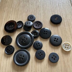 ボタン 黒