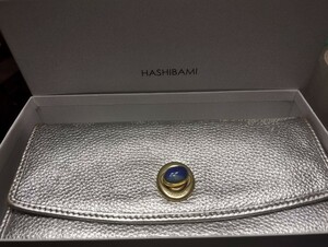 ハシバミ　長財布　ラピスラズリ　天然石　財布　シルバー　hashibami 