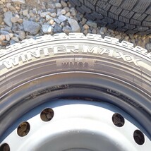 スタットレスタイヤ鉄ホイールセット　ダンロップ　ウインターマックスＷＭ02　155/65R14　14×4.5J　4本セット_画像4